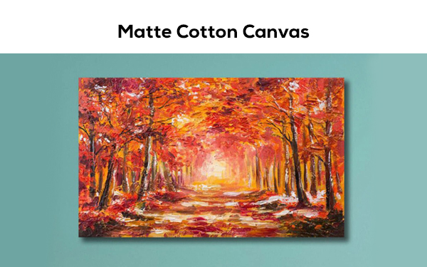 Matte Cotton Canvas
