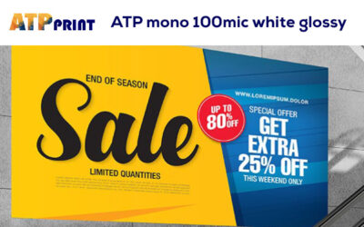 ATP mono 100mic white glossy